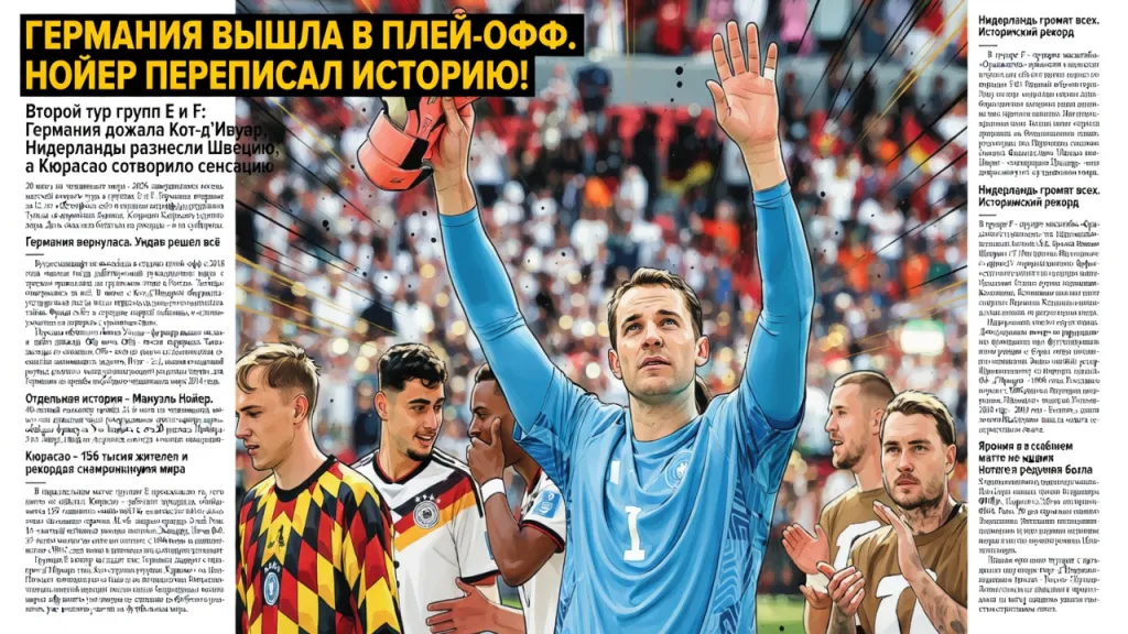 Германия вышла в плей-офф. Нойер переписал историю!
